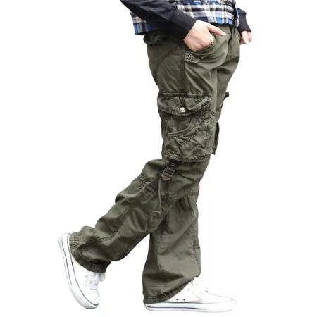 Mens Army Cargo Combat Work Trouser