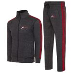 Mens Athletic Full Zip Fleece Tracksuit