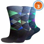 3 Pairs of Mens Socks Assorted Colours/Designs